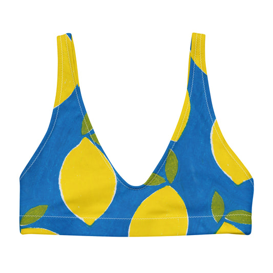 ♻️ Lemons Recycled bikini top