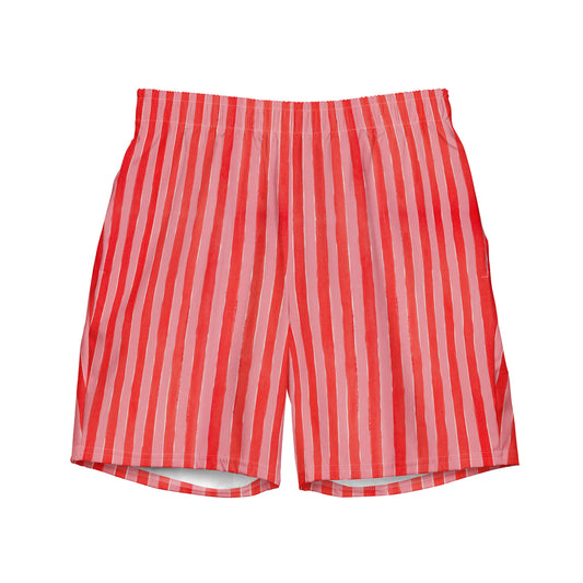 ♻️ Stripes Recycled Men's Swim Trunks